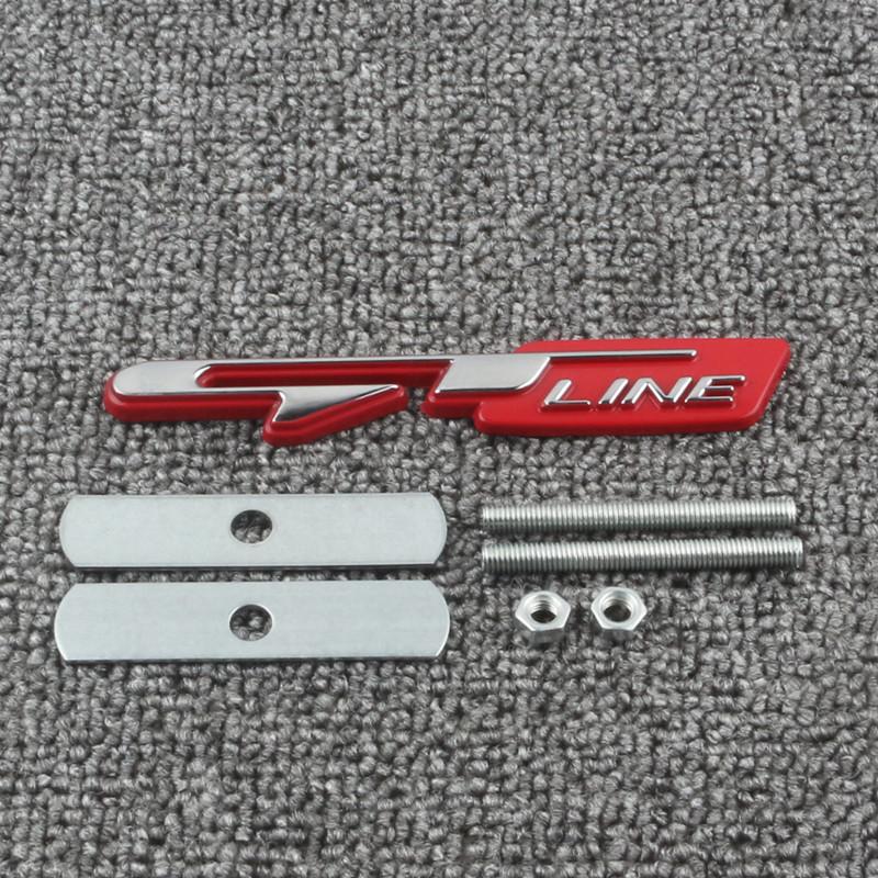 AABIW1 Car Front Grill Emblem Sticker Accessories For For Kia GT-Line Sportage Ceed Rio Picanto Sorento Soul Cerato Venga Forte K9 Cade