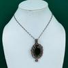Green fire labradorite pendant handmade designer jewelry copper wire wrapped pendant genuine gemstone pendant fashionable jewelry for gift