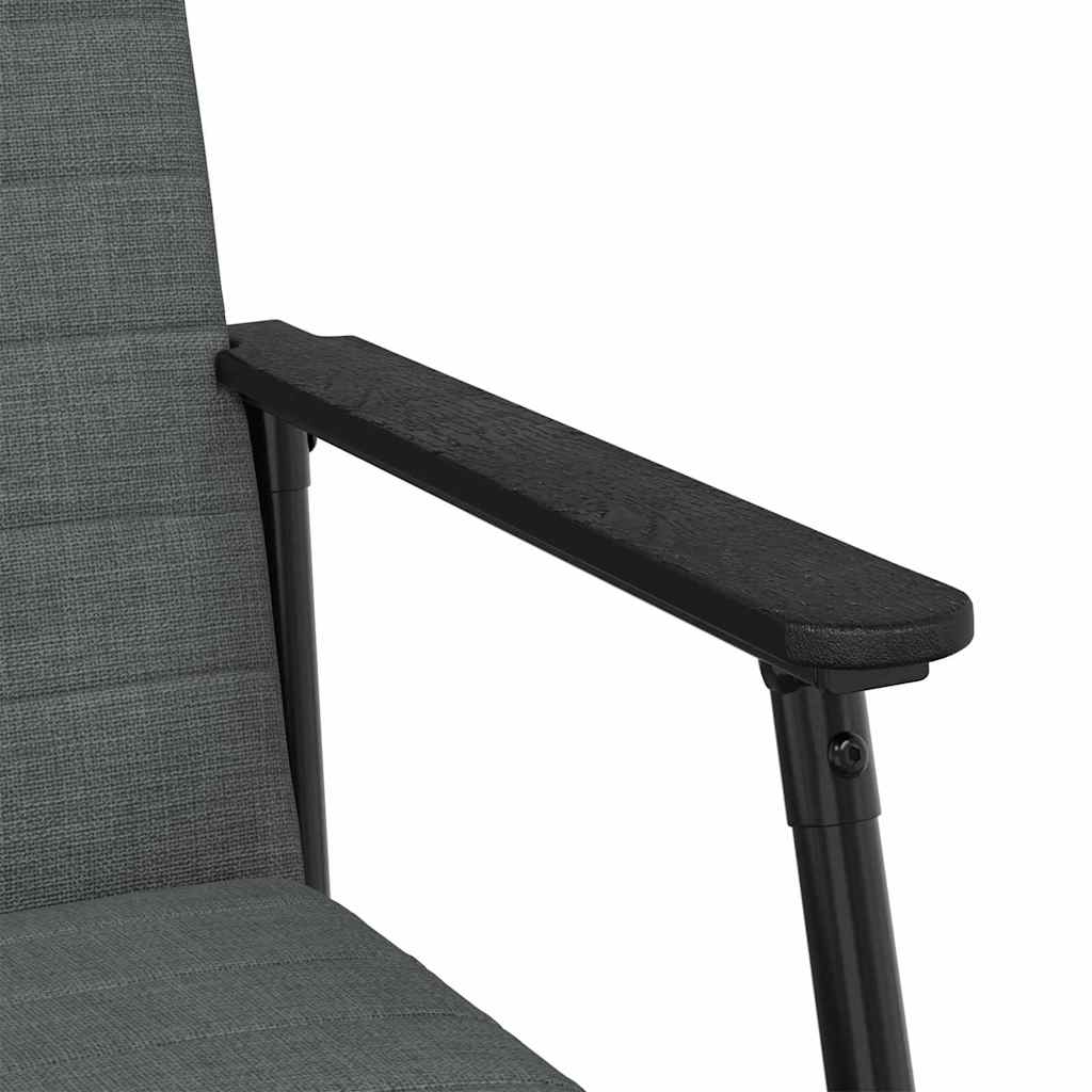 Armchair Dark Grey 59 x 75 x 78 cm Fabric
