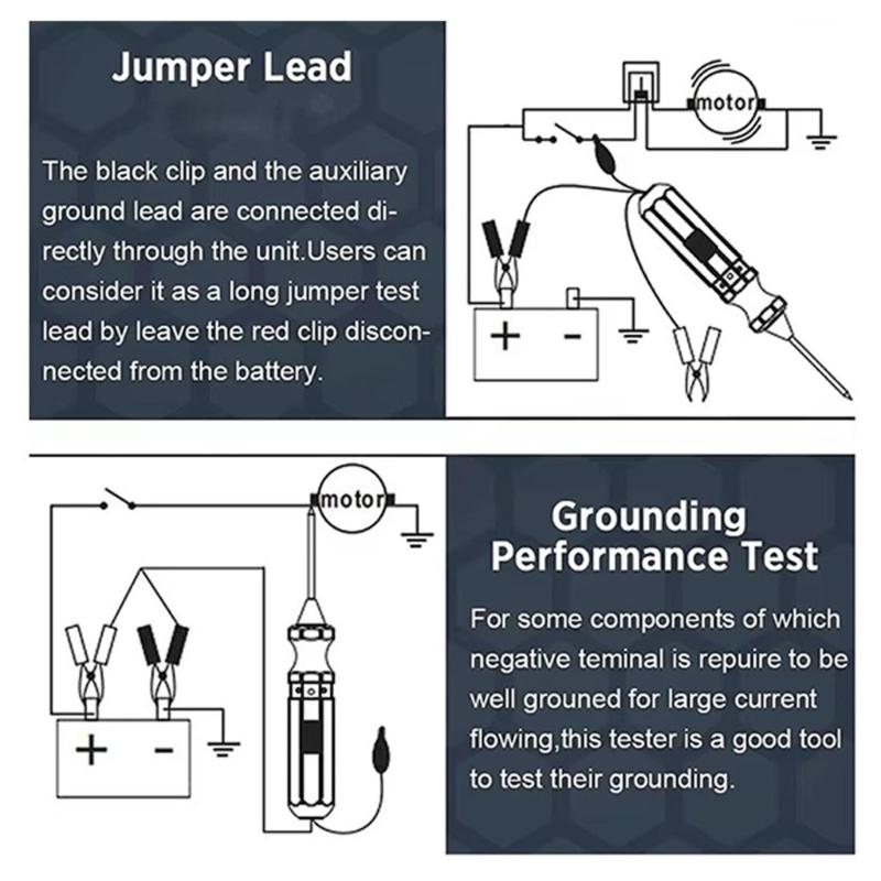 Car Voltage Tester Detecting Short Circuits and Ground Faults Electrical System Analyzers Car Diagnostic Tool