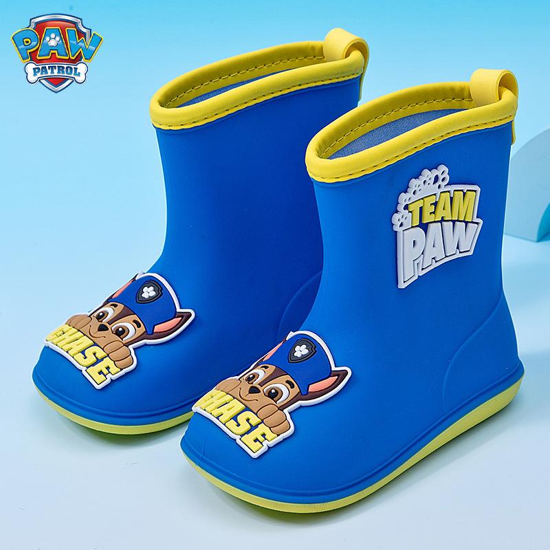 

Paw Patrol Children s Rain Boots Boys Girls Outdoor Non-Slip Cute Cartoon Baby Rain Boots Kindergarten Waterproof Rubber Shoes 200The inner length of th синій