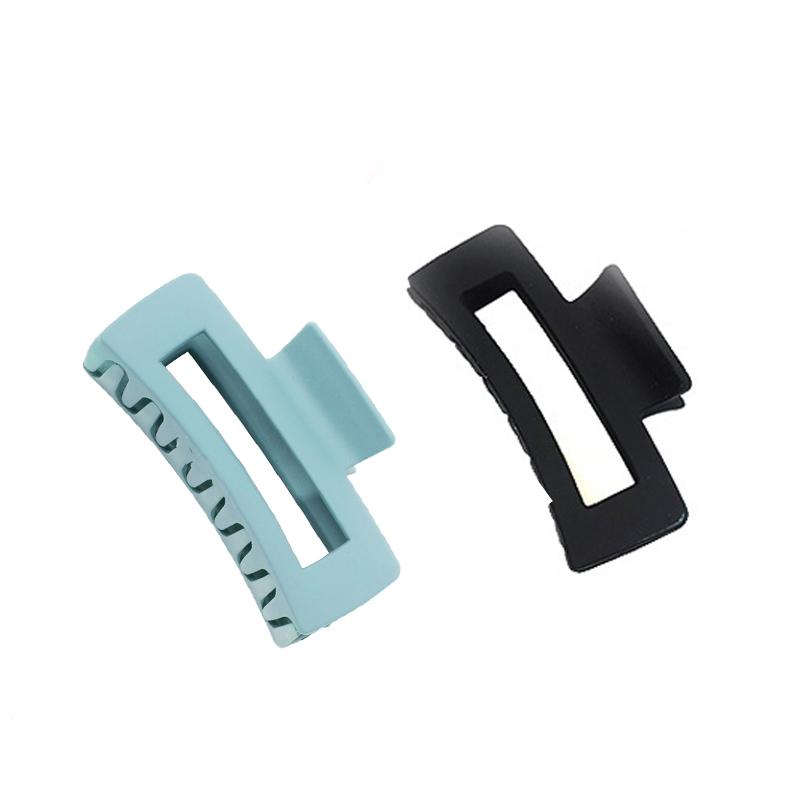 2Pcs Frosted Plastic Hair Claw For Women Girls Back Head Hair Clip Shark Clips Hairpin Crab Barrettes Hair Accessories