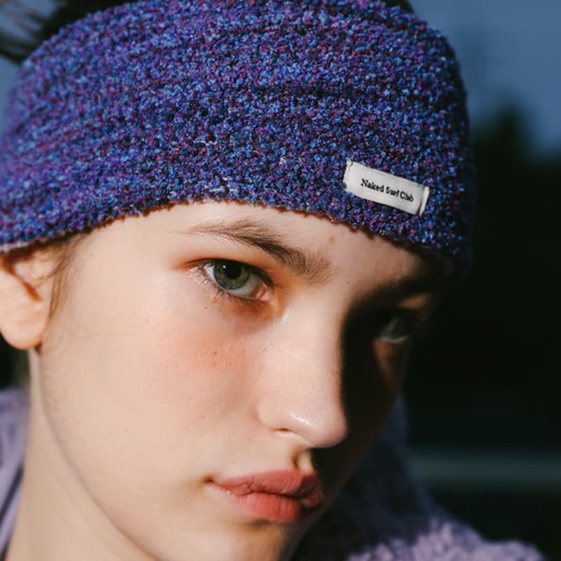 Naked Surf Club N.S.C Brushed Terry Headband (Purple)