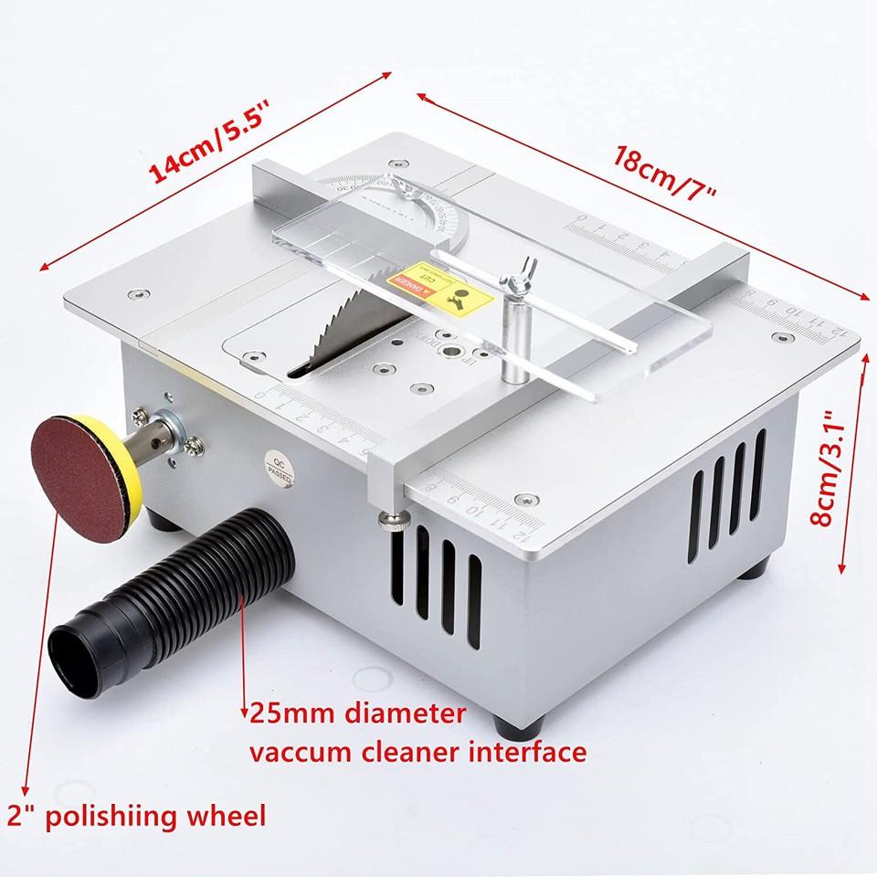 Mini Table Saw DIY Table Saw Electric Circular Saw Plastic PVC Cutter