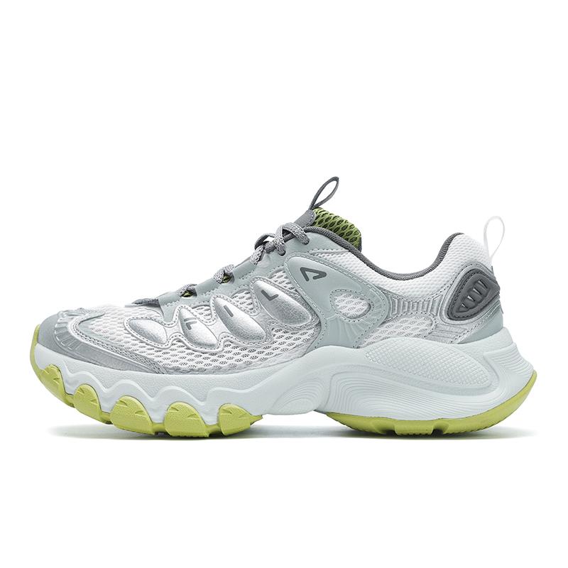 Fila Truffle Mushroom Shoes Versatile Trendy Fashionable Personalized Sports Casual Low-Top Running Shoes Men Sneaker Gray White F12M521112FFB