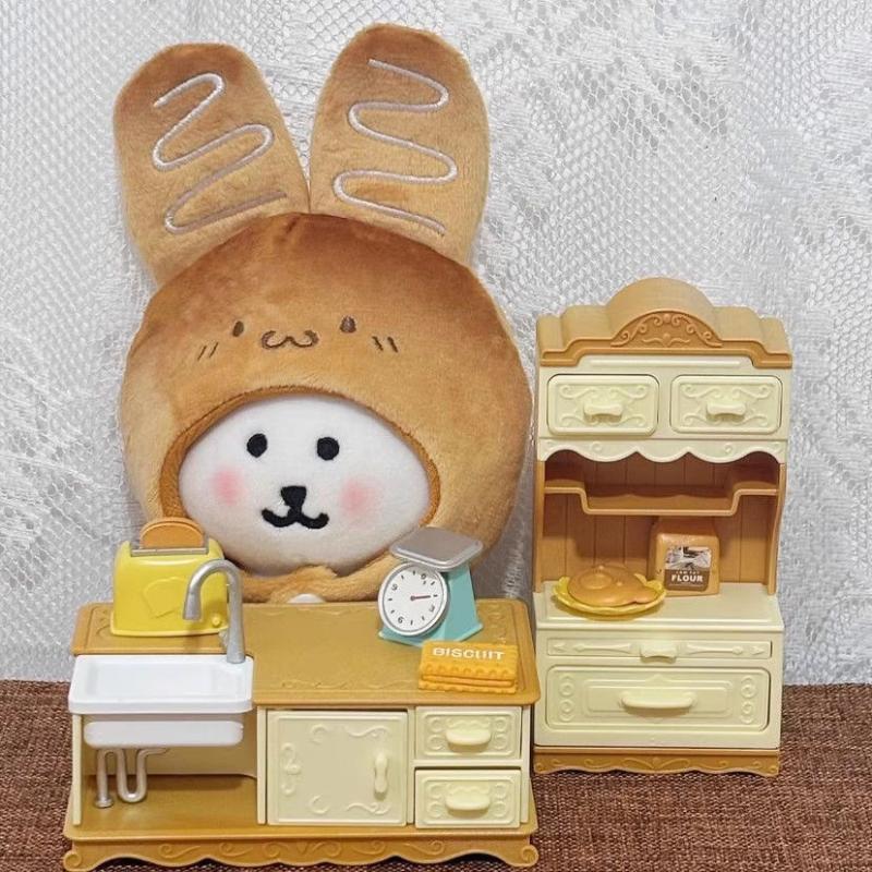 Self-Deprecating Bear Head Cover Accessories 10Cm Cotton Doll Accories Creative Funny Cute Toy