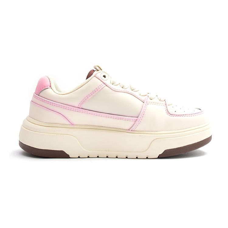MLB Chunky Liner Low Top Skateboard Shoes Unisex Pink 3ASXCA12N-43BGS(Team15-)