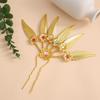 1PC Jewelry Ornaments Ethnic Rhinestone Hair Accessories Flower & Leaf for Women Headdress Hairpin