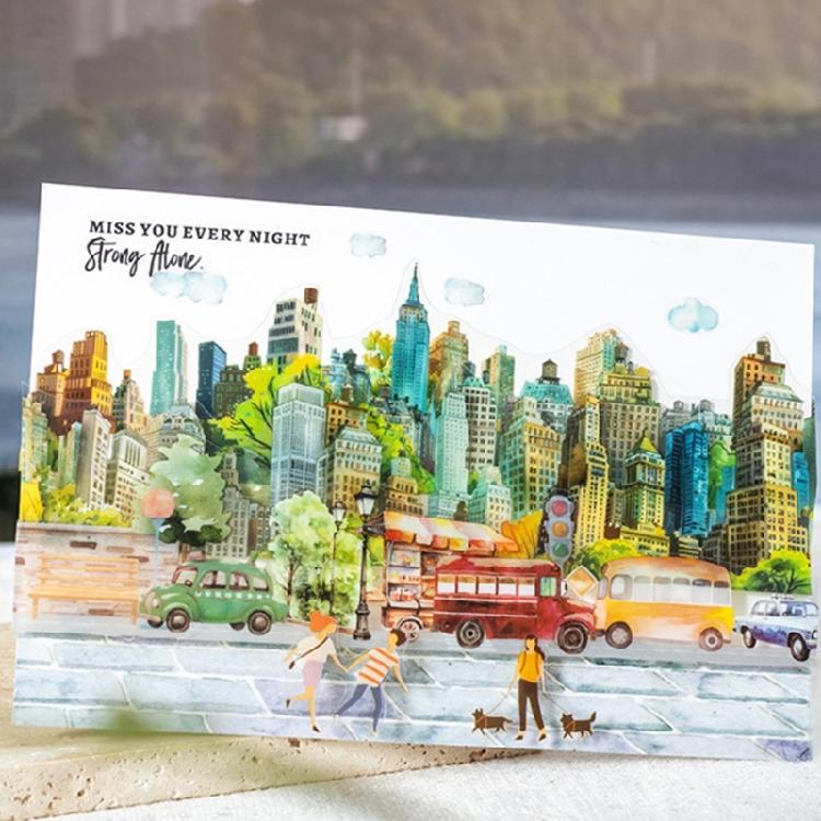 Travelling Theme Beauty Tape Masking Tape Lovely Decorative Tape Hand Account Tape for Journaling Scrapbooking