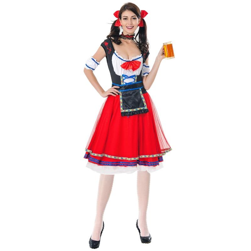 Halloween Sexy Oktoberfest Maid Costume, Uniform Cosplay Stage Costume Performance Costume