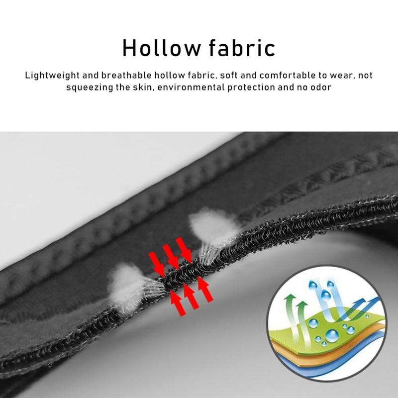 Dreieckiger Anti-Schnarch-Gurt Kinnluxation Fixiertes Stirnband Schwarze Kante