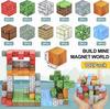 Mc Magnetic World Building Block Ice Desert Forest Magnetic Block Magnetic Cube Children Educational Toys