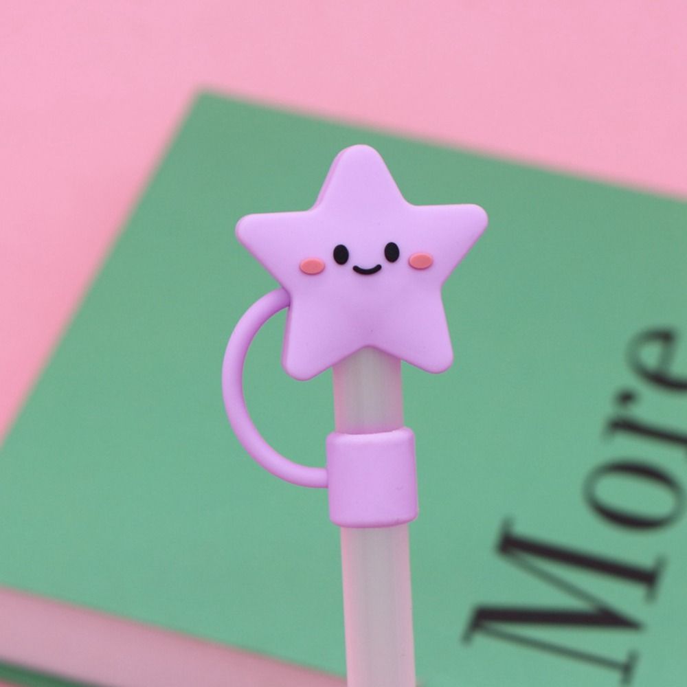 Cup Accessories Silicone Straw Plug Reusable Straw Tips Cover Drinking Dust Cap  Water Glass