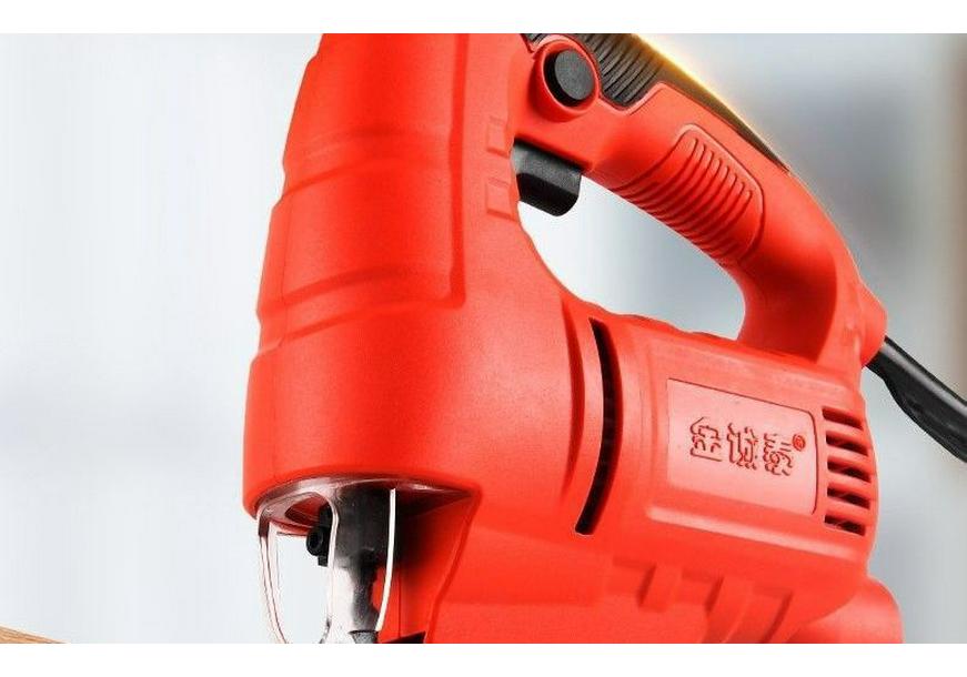 Compact Electric Reciprocating Saw with Jigsaw Conversion Head for Woodworking