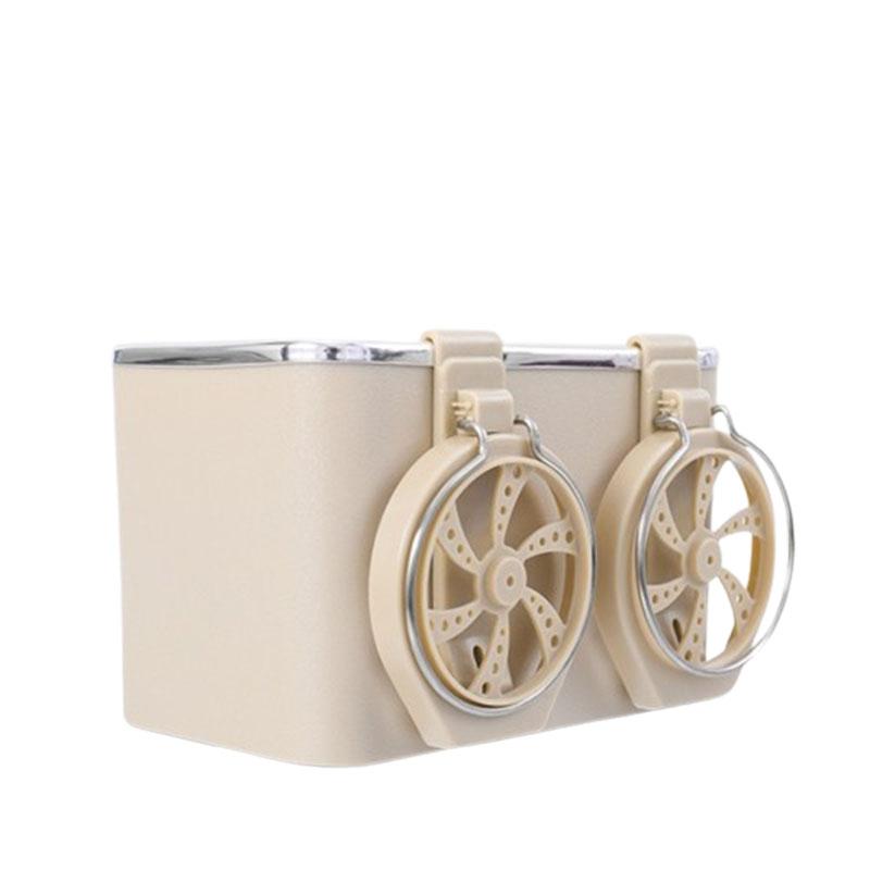 Multi-Functional Car Handrail Storage Box with Detachable Cup Holder And Tissue Paper Organizer - Car Console Storage Solution