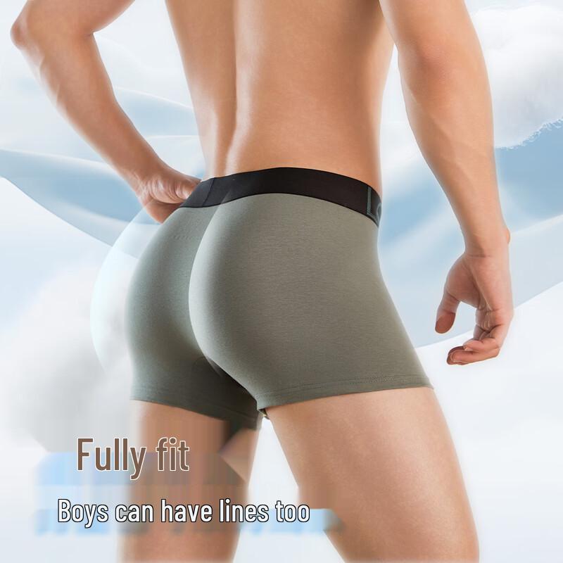 Lee Men's Pure Cotton Antibacterial Boxer Briefs