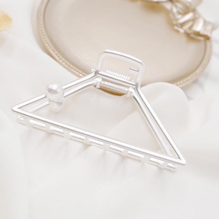 Unique Fashion Hair Accessories Ladies Geometric Metal Korean Hair Claw Clip