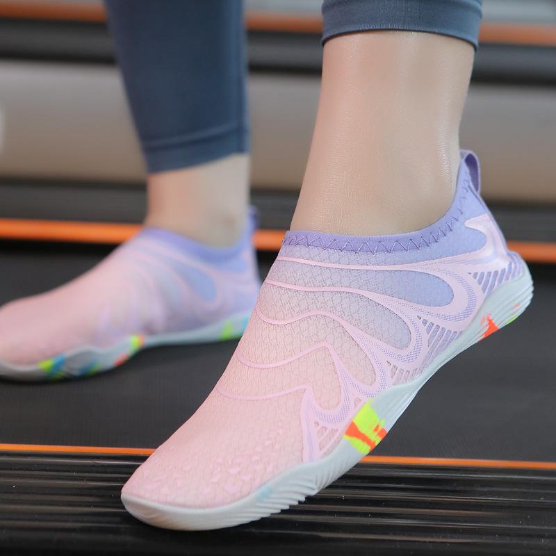 

2025 прямые плавательные туфли для дайвинга, уличные туфли для ходьбы по воде, дышащие пляжные туфли, йога, нескользящие, быстросохнущие, туфли для ручья 26