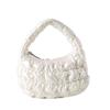 Mini Cloud Bubble Handbag Nylon Underarm Bag Sweet Pleated Cloud Bag  Office Worker