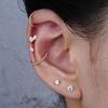 Titanium Unisex European-American Design F136 Lip Stud Ear Cartilage Piercing