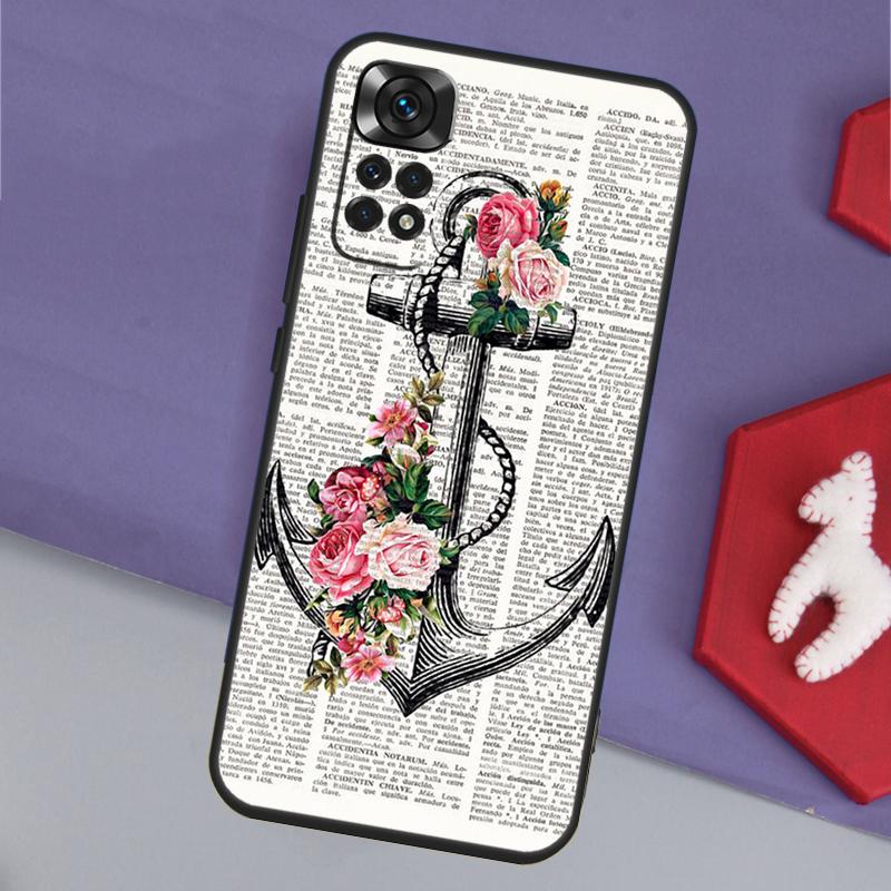 Anchor Sea Beach Funda For Xiaomi Redmi Note 14 13 Pro 12 11 9 10 9S 10S 11S 12S Redmi 14C 10C 12C 13C Case