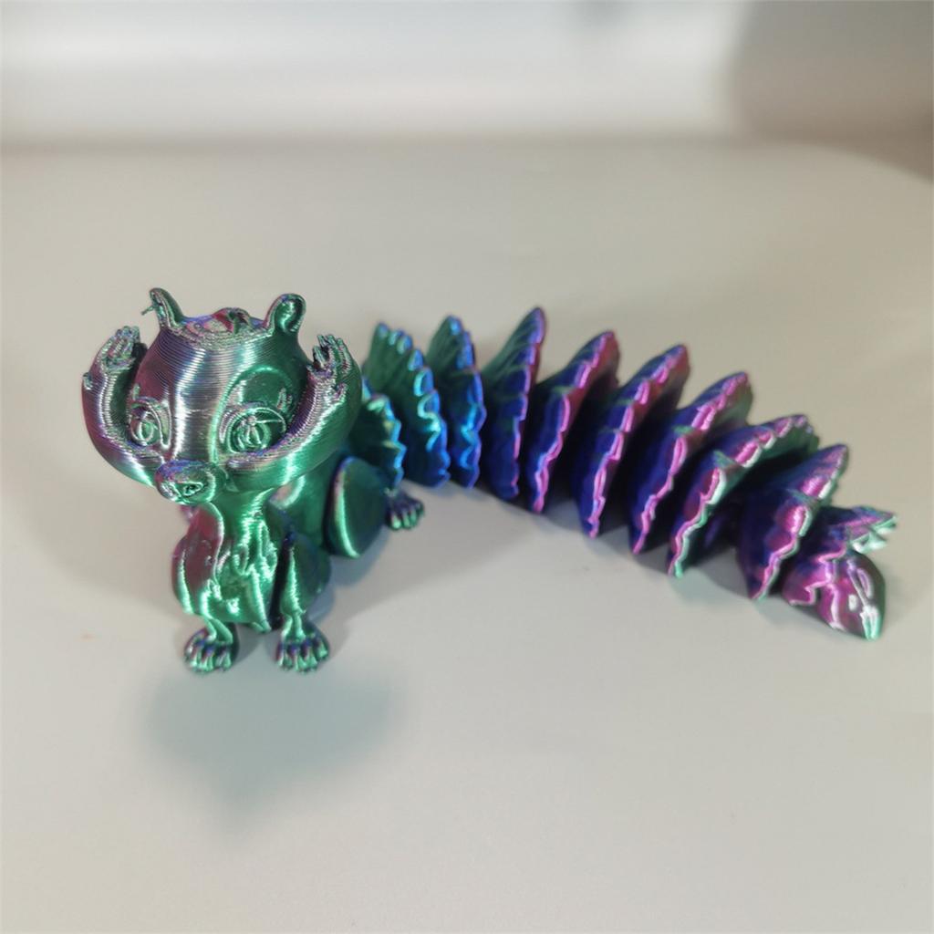 3D tištěná pohyblivá hračka, s pohyblivými klouby, 3D tištěná hračka dekorace, úleva od stresu, pohyblivá