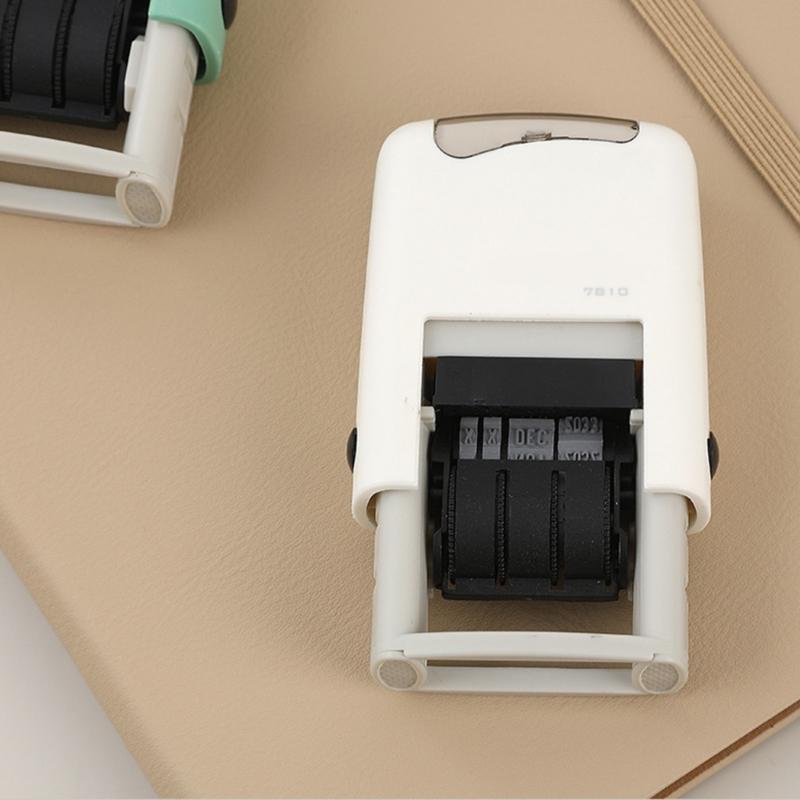 Sturdy Plastic Date Stamping For Easy Marking On Notebook Card And Gift Wrapping Materials