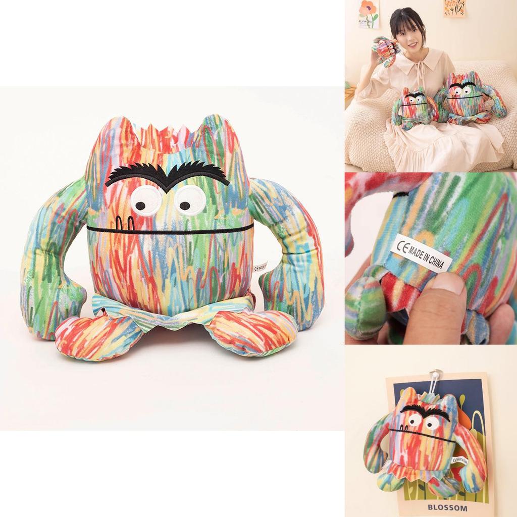 Das Farbmonster-Plüschtier – weich und kuschelig – erhältlich in 15 cm, 25 cm und 35 cm (Optionen)