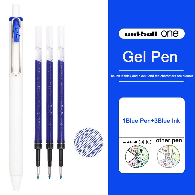 Uni Ball One Gel Pen UMN-S 0.5mm Thick Colorful Ink Handwriting Marking Pens, Japanese Stationery Awards Canetinhas Para Colorir