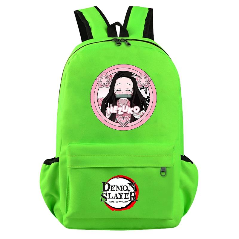 Anime Demon Slayer Backpack for Boy Girl Back To School Bag Large Capacity Backpack Bookbag for Kid Men Women Travel Bag Mochila