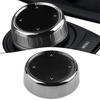 Crystal IDrive Multimedia-Taste Knopfabdeckung Center Control Tasten Schalter Knopf für BMW E60 E61 E70 E71 E72 E66 5 Serie X5 X6