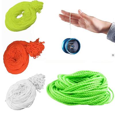 10pcs YoYo Strings Replacement Cotton-Polyester Blend Ropes Assorted Colors High-Quality YoYo Ball Accessories for JXB