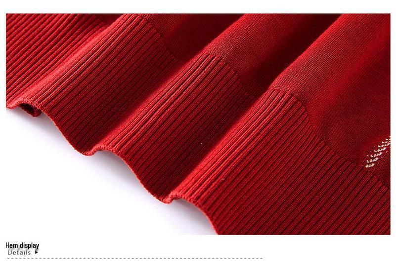 Women's Lapel Wool Sweater - Age-Defying Loose Fit for Spring & Autumn