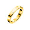 Titanium Steel 3mm Band Ring Women Men's Engagement Wedding Ring Silver Plated/Gold/Rose Gold/Black