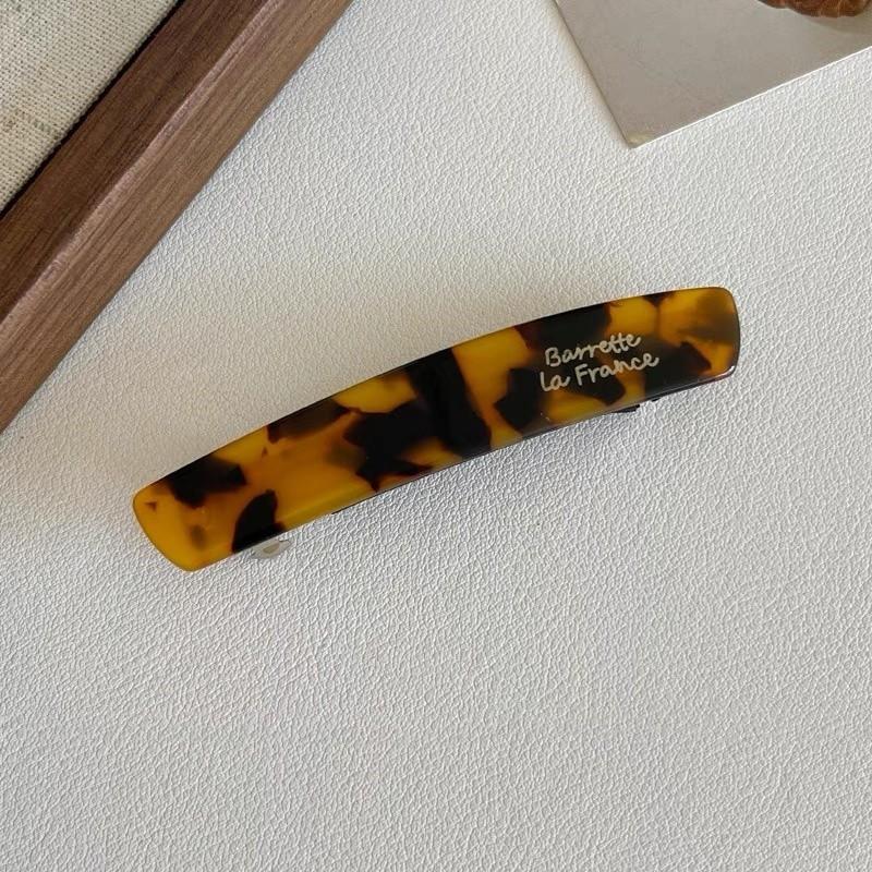 

Блестящая акриловая заколка для волос для женщин, элегантная темпераментная боковая заколка, модная заколка-клипса Plastic