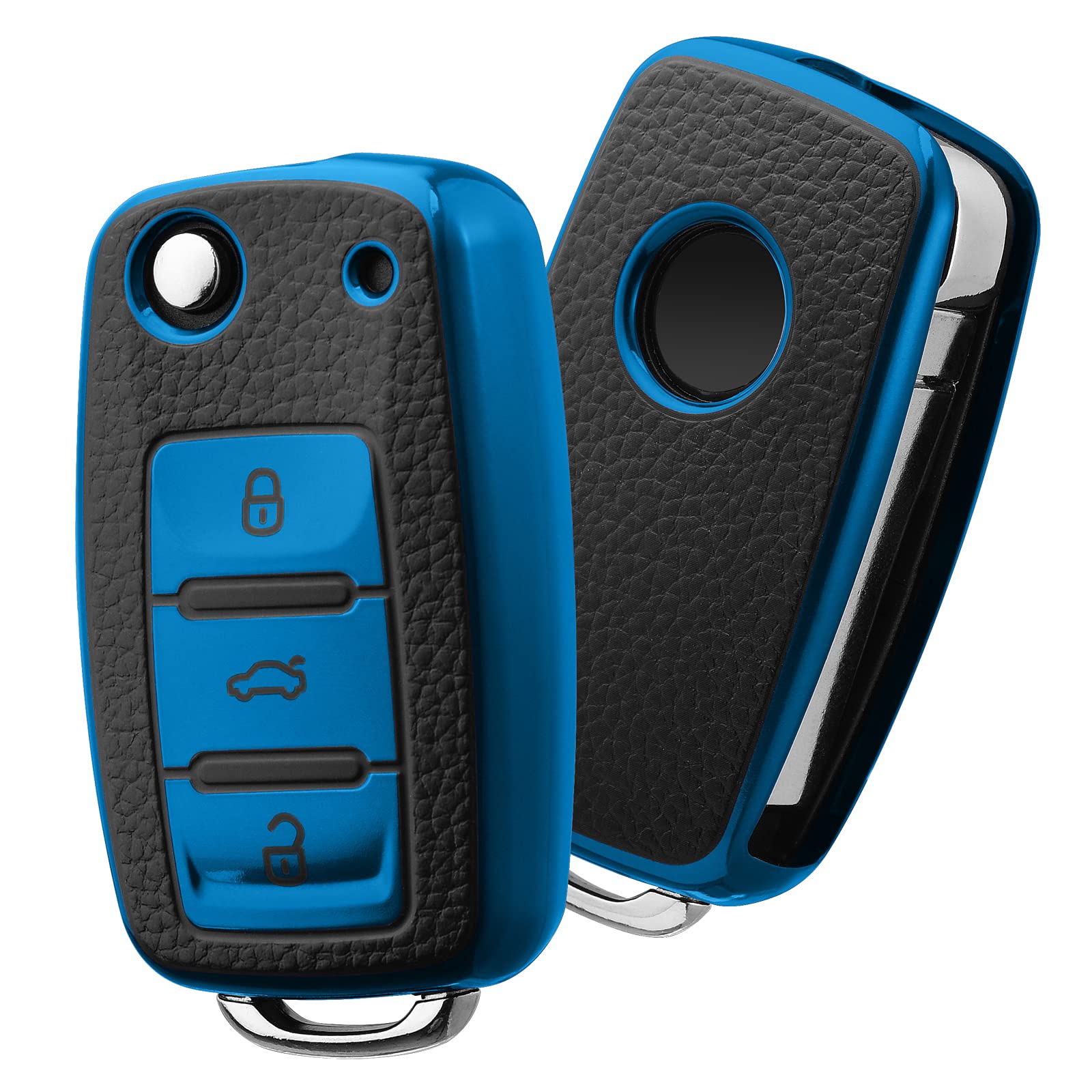 

[OATSBASF] Car Key Cover Suitable for VW Premium TPU Dirt Slip Scratch Prevention Golf