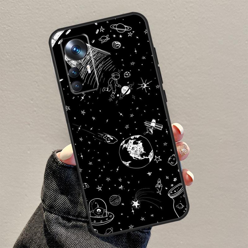 Aesthetic Space Stars Planet Case For Xiaomi 13 14 15 Ultra 11T 12T 13T 14T Pro Cover For POCO X7 Pro X3 X5 X6 F5 F6 F7