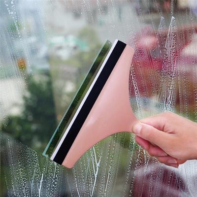 Glass Brush Useful Window Desk Wall Glass Cleaner Scraper Cleaning Squeegee Wiper