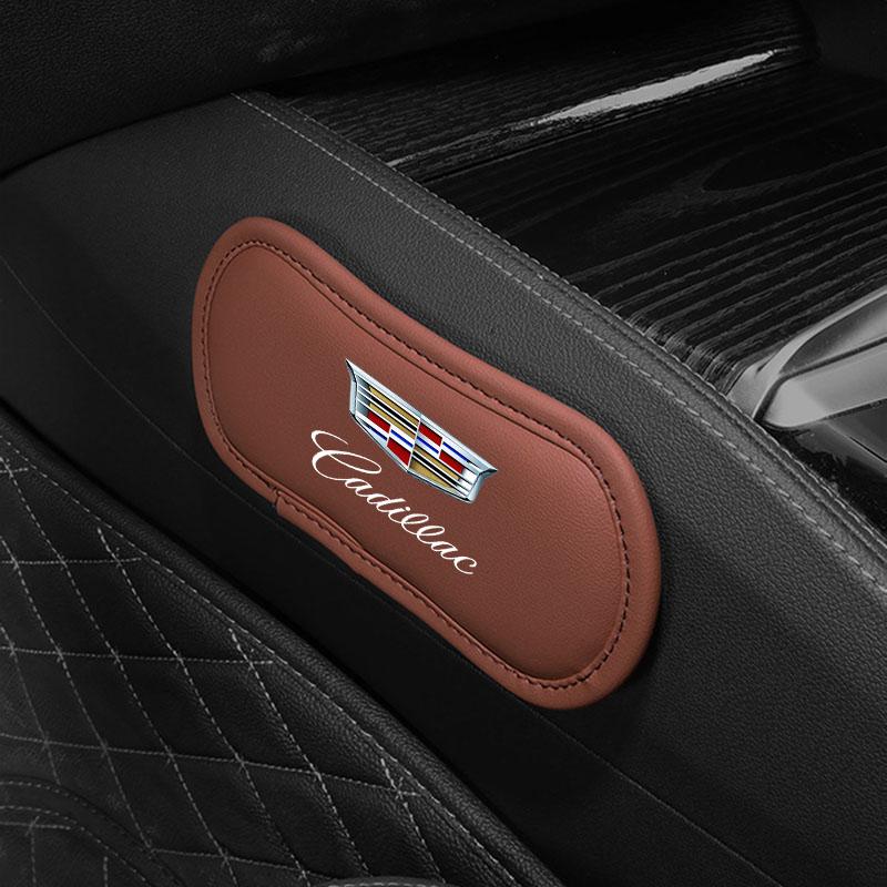 Interior Leg Knee Rest Pads Leather Cushion Car Styling for Cadillac CT5 CT6 CTS Seville ATS CT4 XTS Celestiq Ciel Escala SRX XT4 XT5 XT6 EV XLR ELR