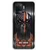 Case For Oppo A94 Harley Davidson Skull Grey Background Maniacase