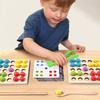 Wooden For Toy Kids Bead Pairing Puzzle To Promote Development Concentration