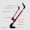 Dual-Purpose Ground Plug/Turret Fishing Rod Pole Bracket Telescopic Fishing Rod Support Holder Adjustable Tackle Accessory