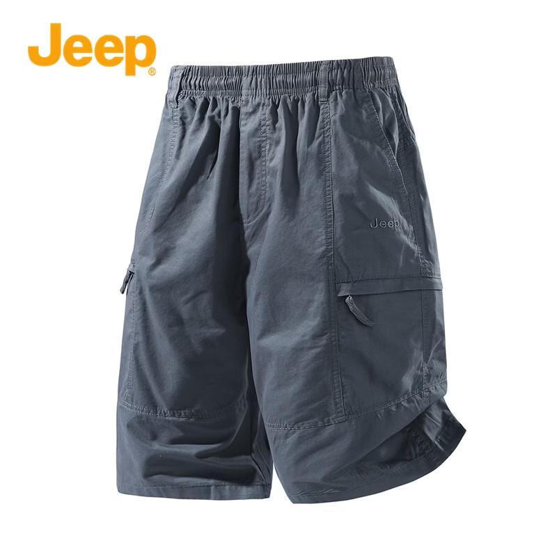 JEEP Men s Cotton Multi-Pocket Cargo Capris L