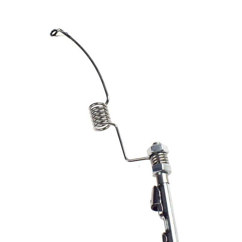 Ice Fishing Rod, Automatic Travel Device with High Visibilities Light Weight Ice Fishing Stick, Metal Ice Fishing Rod