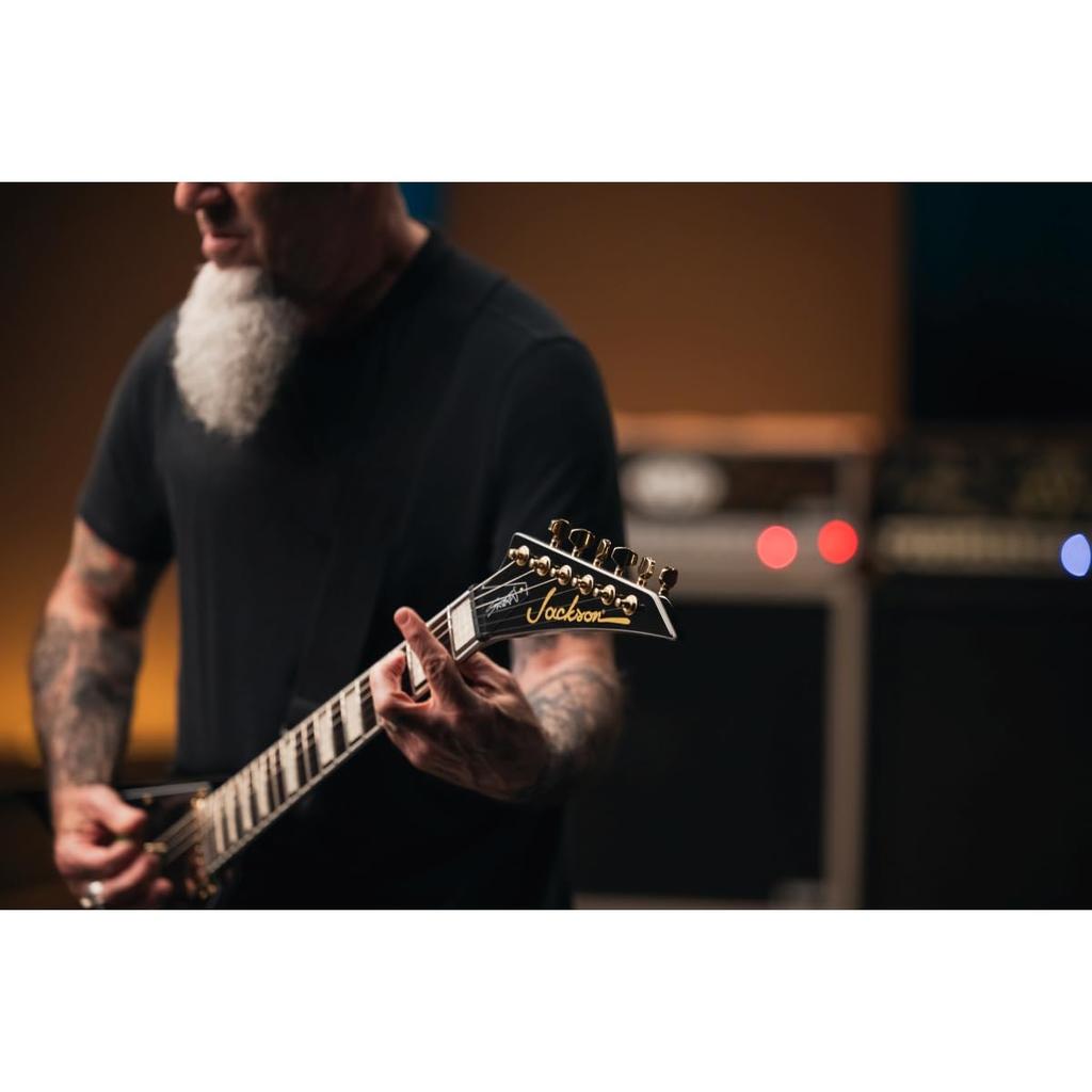 Series Signature Scott Ian King V KVXT with Laurel Gloss Black Jackson/X Fingerboard,