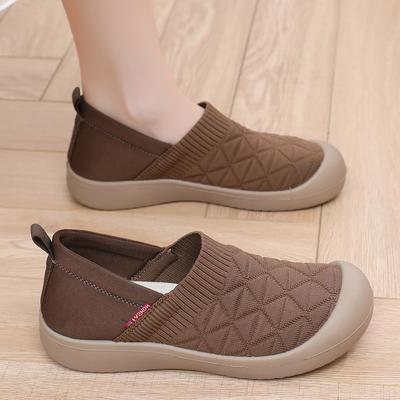 Damskie buty do biegania na platformie, wygodne, lekkie, oddychające, z dzianiny, mokasyny, buty do chodzenia z siateczki, do ćwiczeń, do tenisa, sportowe