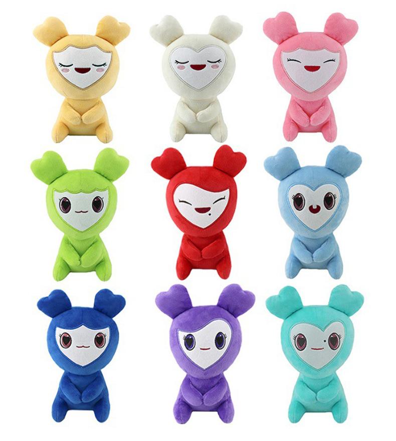 25cm 9PCS/lot lovelys Plush Korean Super Star Plush Toys Cartoon Animal TWICE Momo Doll Pillows for Fans Girls Birthday Gifts