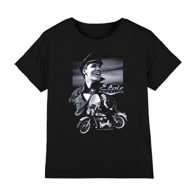 Elvis Presley Childrens/Kids Motorcycle T-Shirt