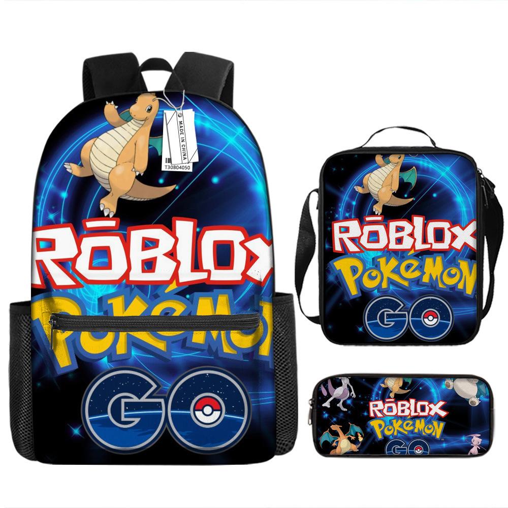 School Season Student Schoolbag Pokémon Pokémon Backpack Cartoon Satchel Pencil Case