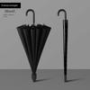 Waterproof Umbrella, Double-Sized Reinforced Long-Handled Umbrella for Men, Wind-Resistant, Extra-Large Straight Umbrella for Three People, Can Be